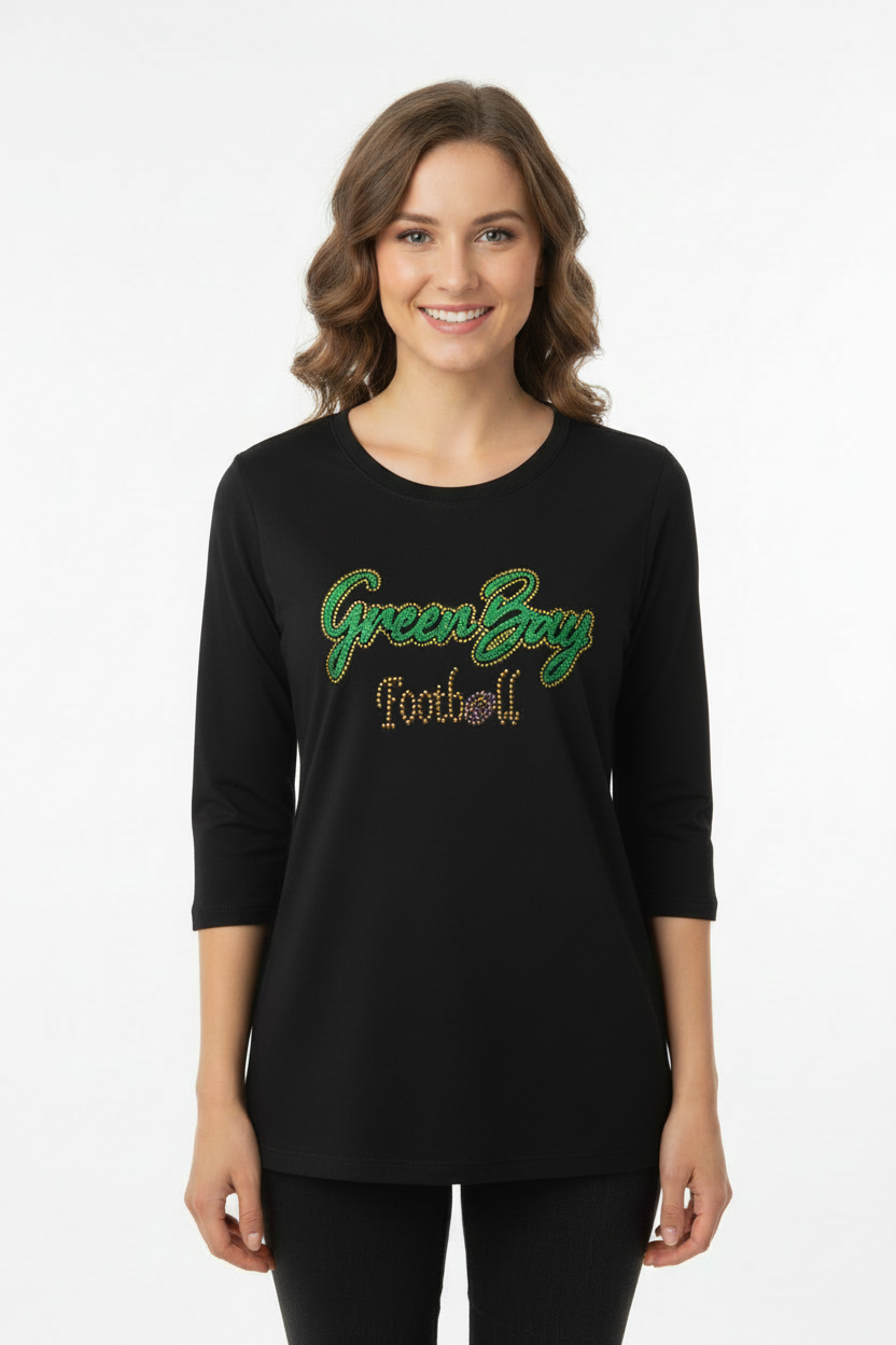Green Bay Football - Round Neck with Correct Graphic